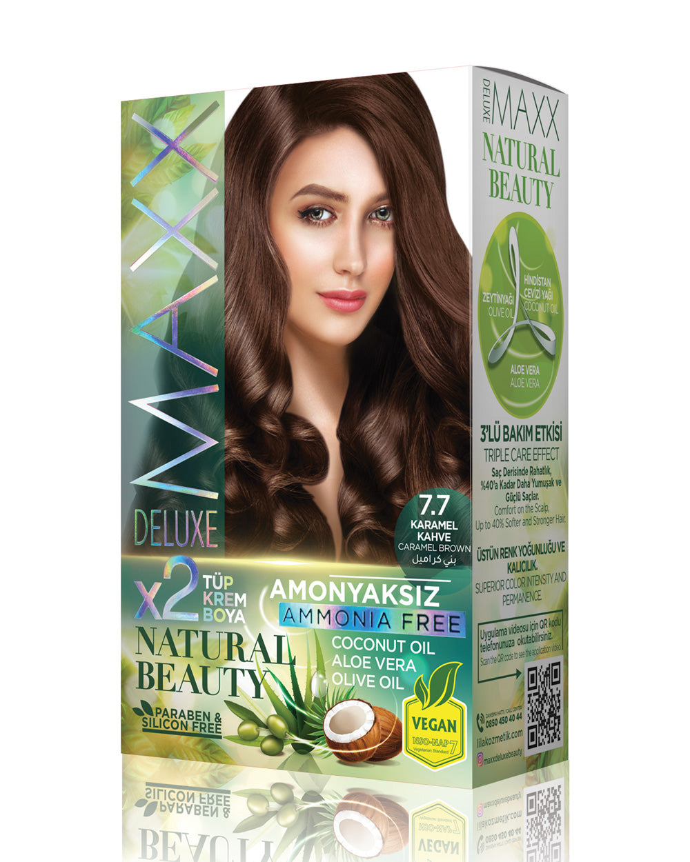 MAXX DELUXE AMMONIA FREE 7.7 Caramel Brown