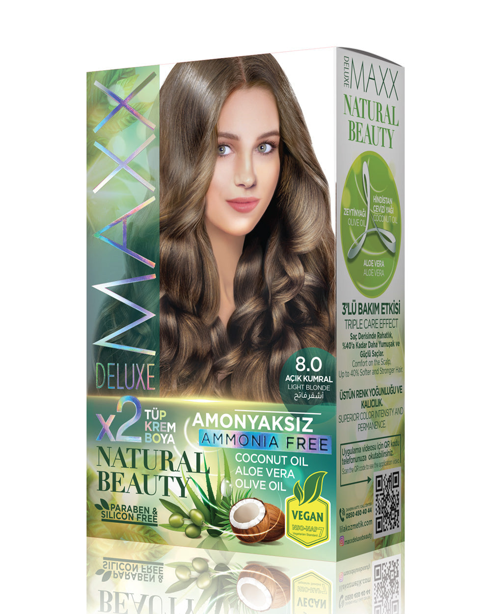 MAXX DELUXE AMMONIA FREE 8.0 Light Blonde