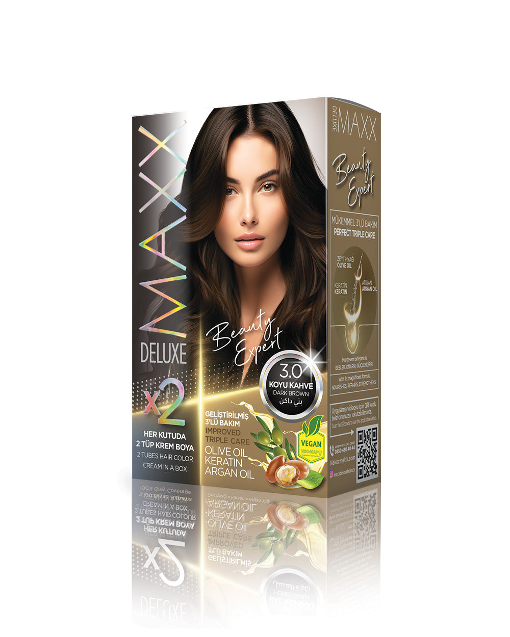 MAXX DELUXE 3.0 Dark Brown Dark natural brown