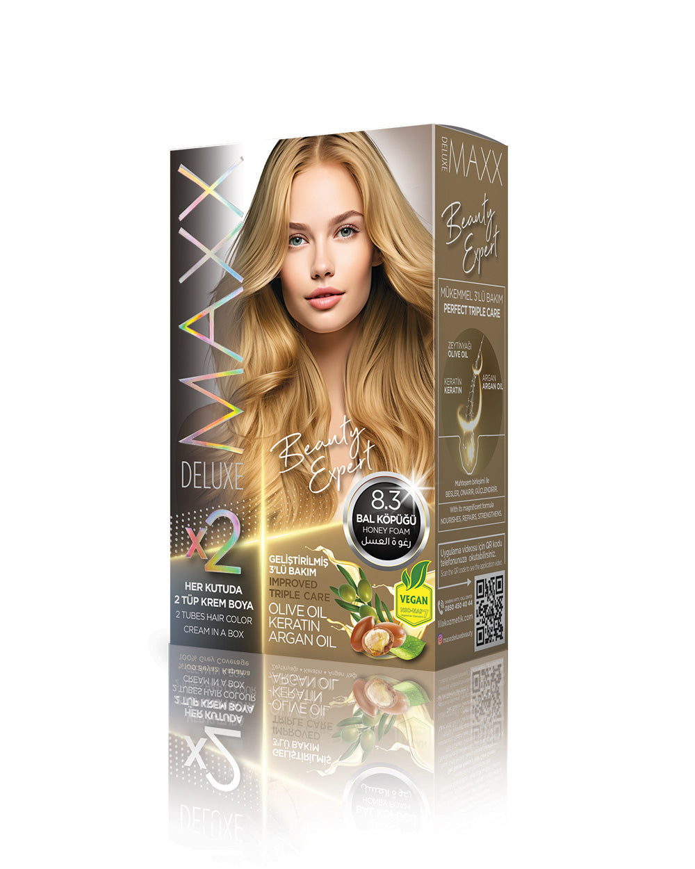 MAXX DELUXE 8.3 Honey Foam Honey-golden light blonde