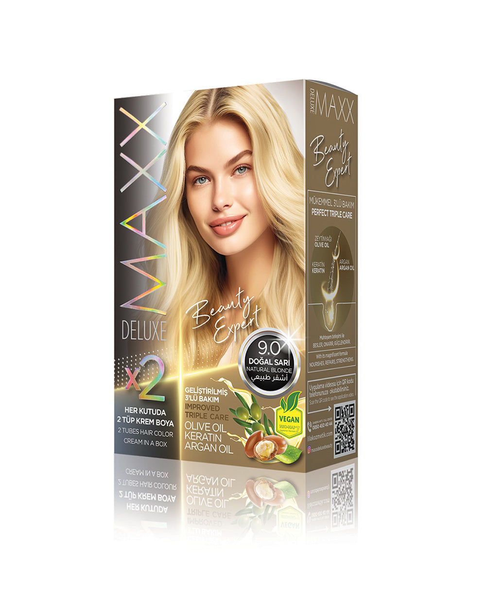 MAXX DELUXE 9.0 Natural Blonde Soft natural light blonde