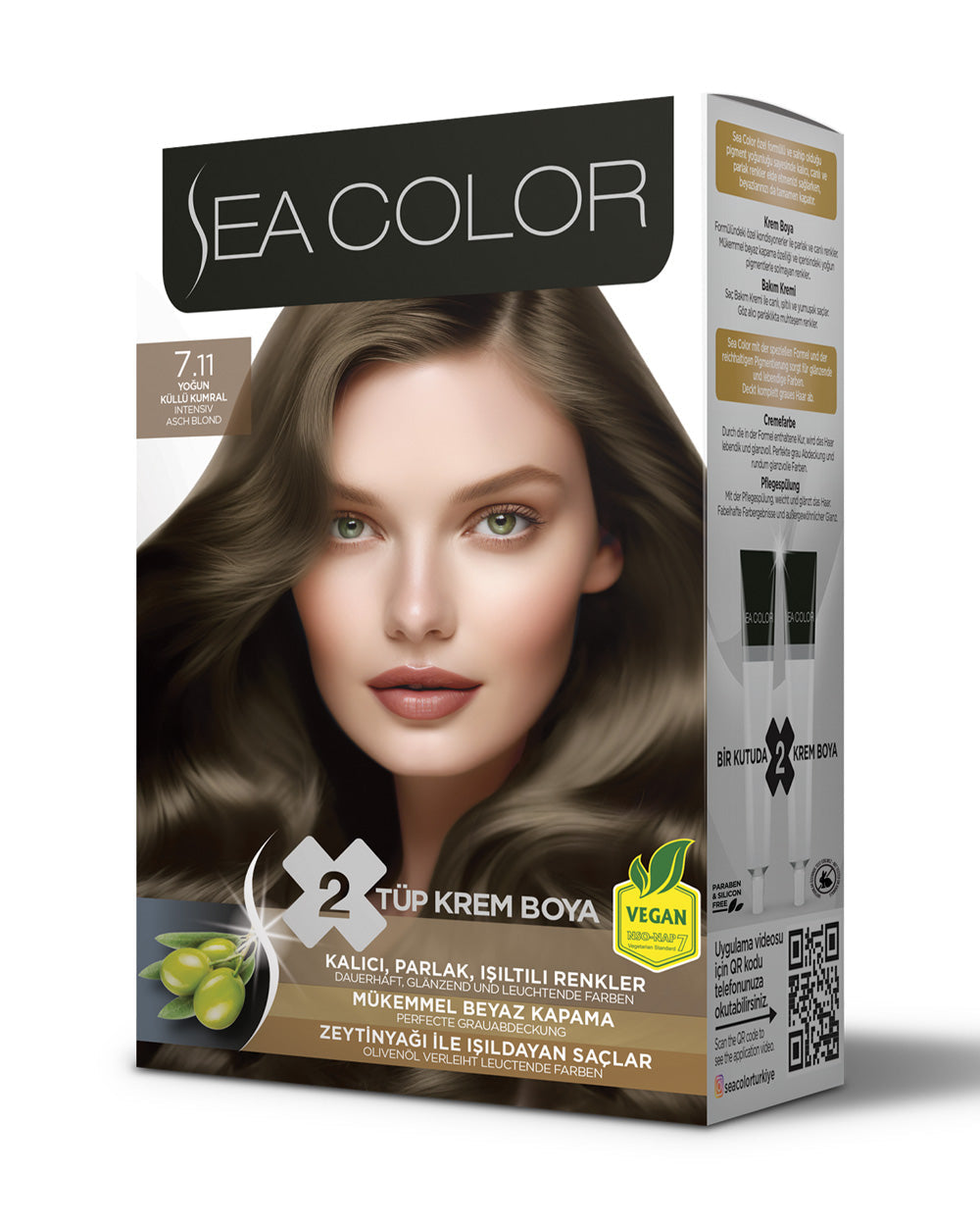 SEA COLOR 7.11 OLIVE BLONDE