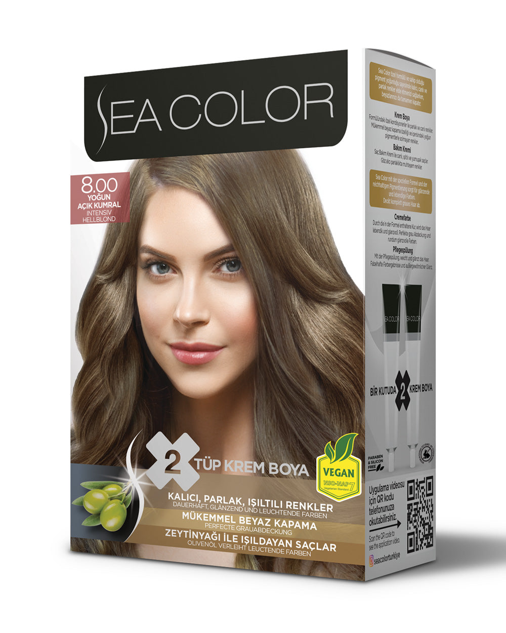 SEA COLOR 8.00 INTENSE COPPER BROWN