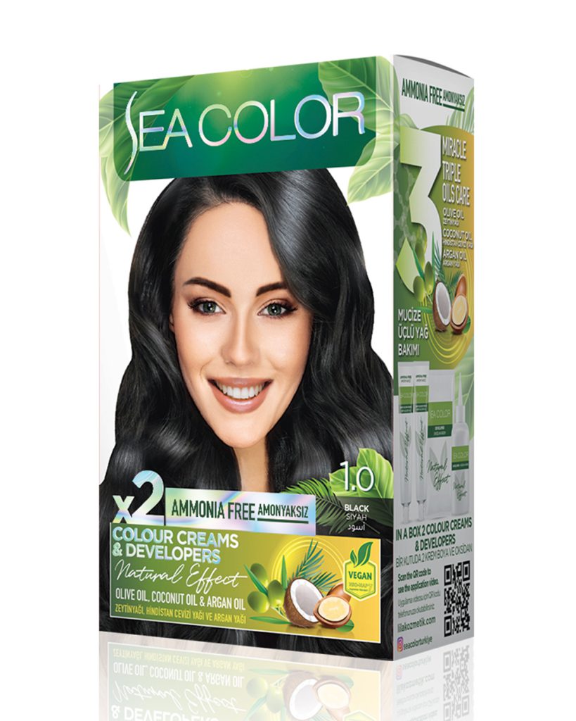 SEA COLOR AMMONIA FREE 1.0 BLACK