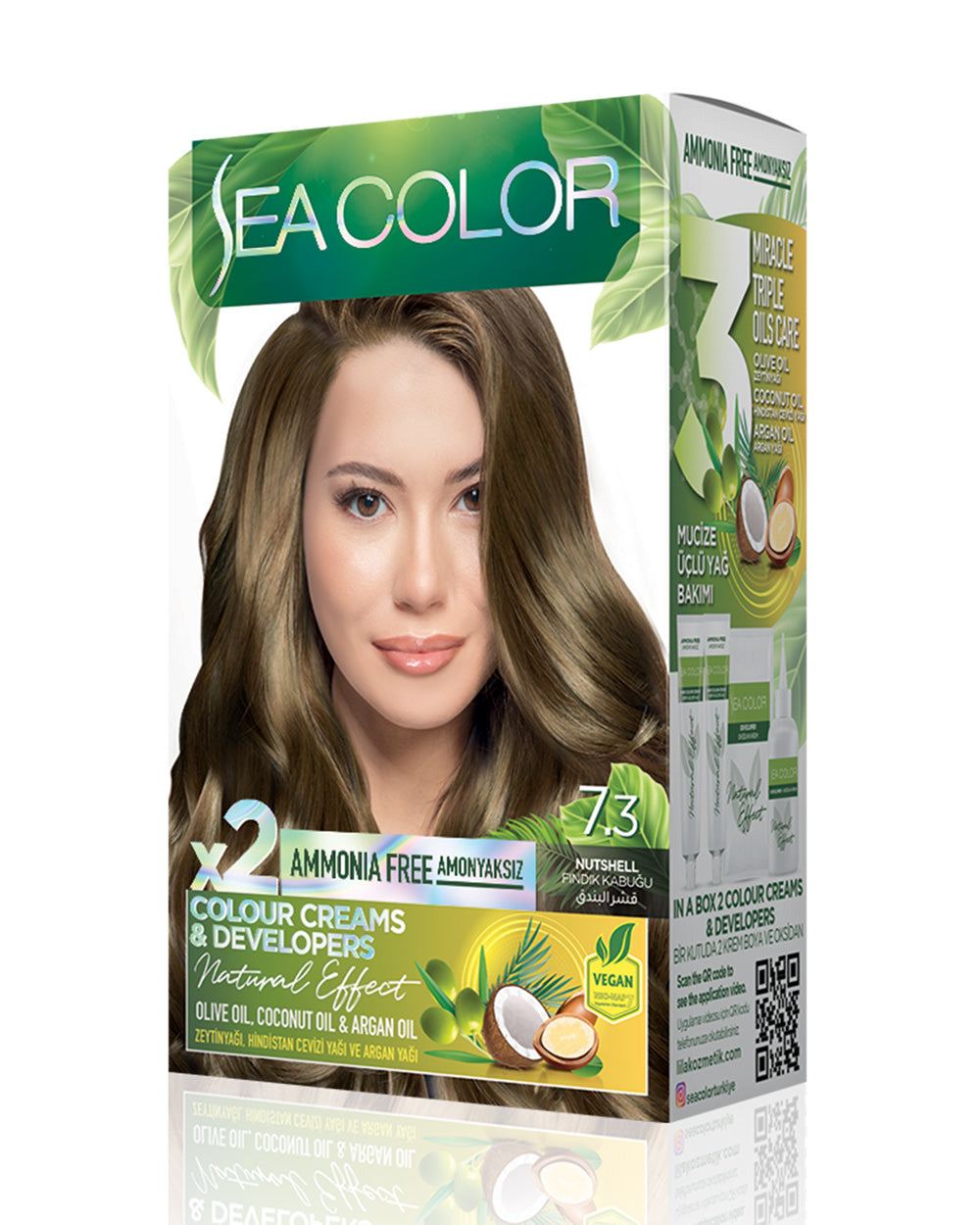 SEA COLOR AMMONIA FREE 7.3 NUTSHELL